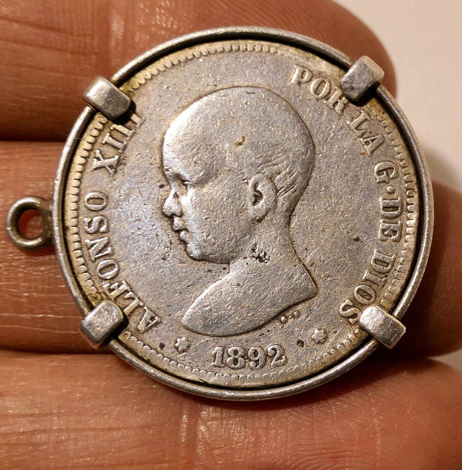 MONEDA ALFONSO XIII 2 PESETAS 1892