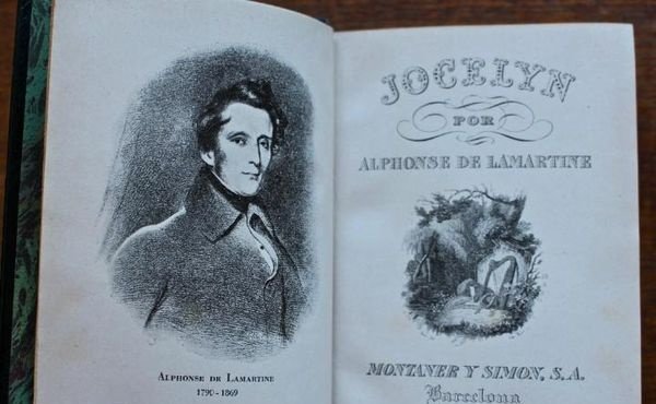 JOCELYN POR ALPHONSE DE LAMARTINE - MONTANER Y SIMON- 1939 -13 cm x 9,5 cm