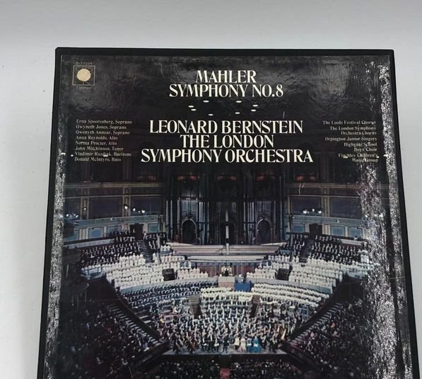 Mahler sinfonía nº 8 – leonard bernstein / london symphony – 2 lp cbs españa 1970